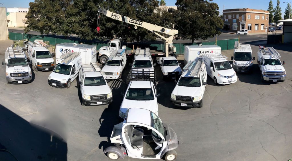 MRV Service Air fleet in Delano
