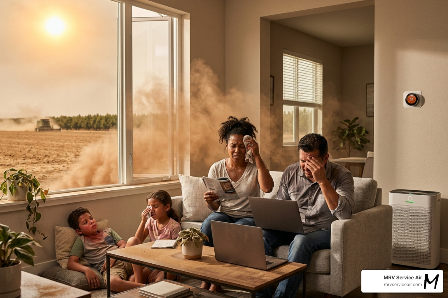 Blog 3 how extreme heat and agricultural dust stress your system